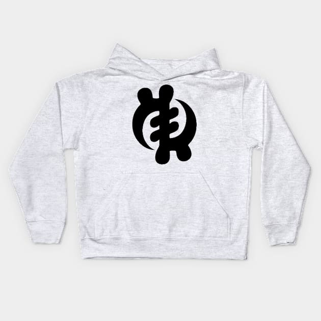 GYE NYAME "except for God" Kids Hoodie by pocshop